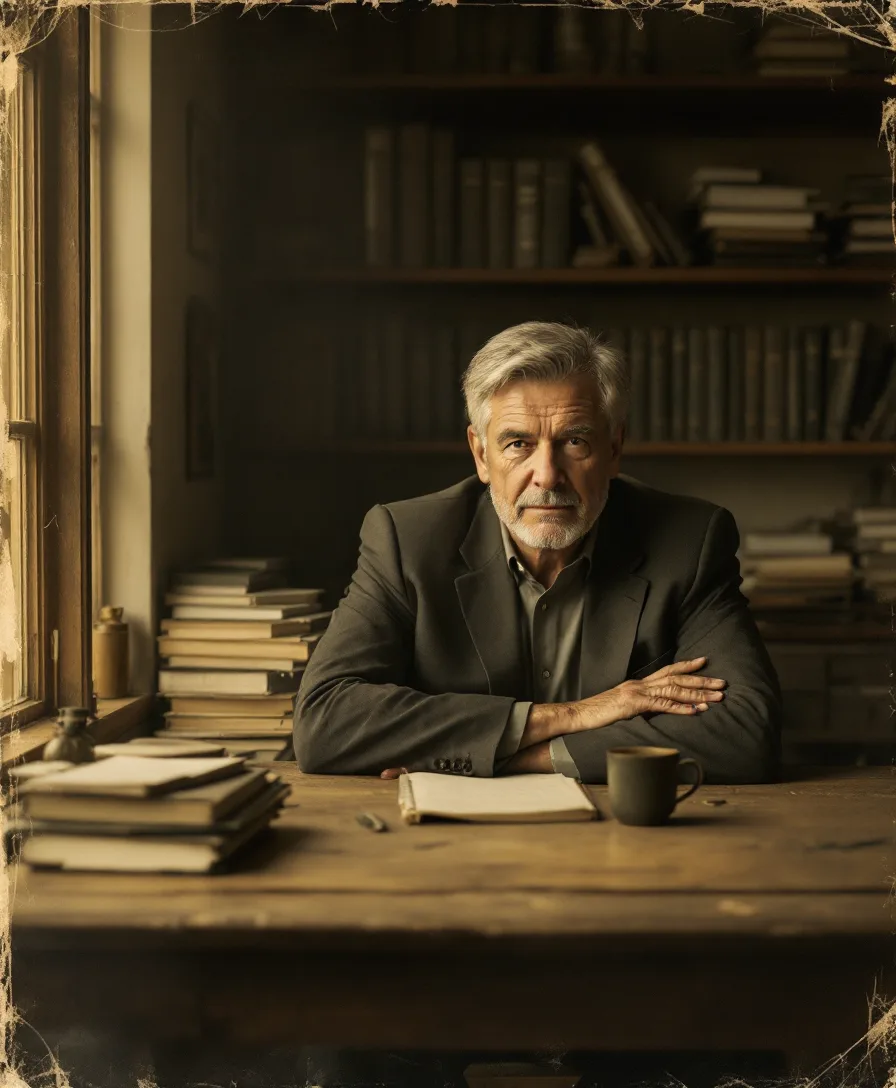 The founder of Mercator Talent at their desk in Winchester